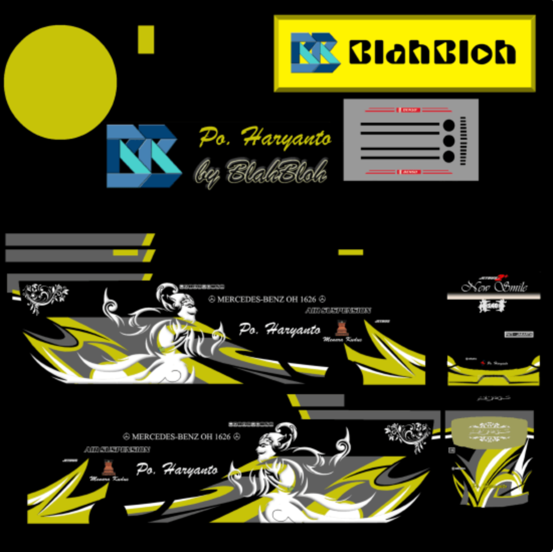 Livery Yudistira Hd Jernih Full Stiker