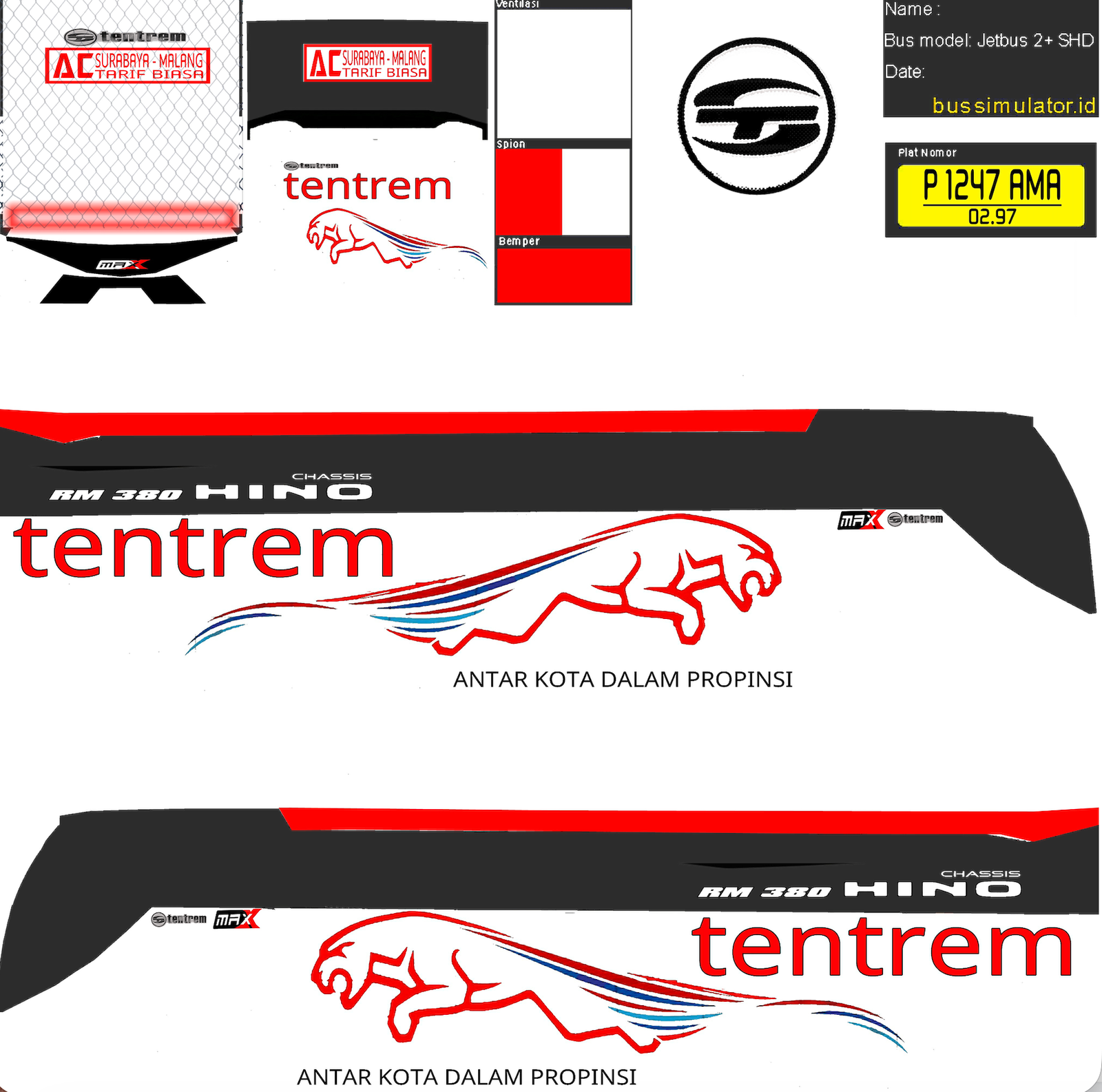 Livery Bus Tentrem
