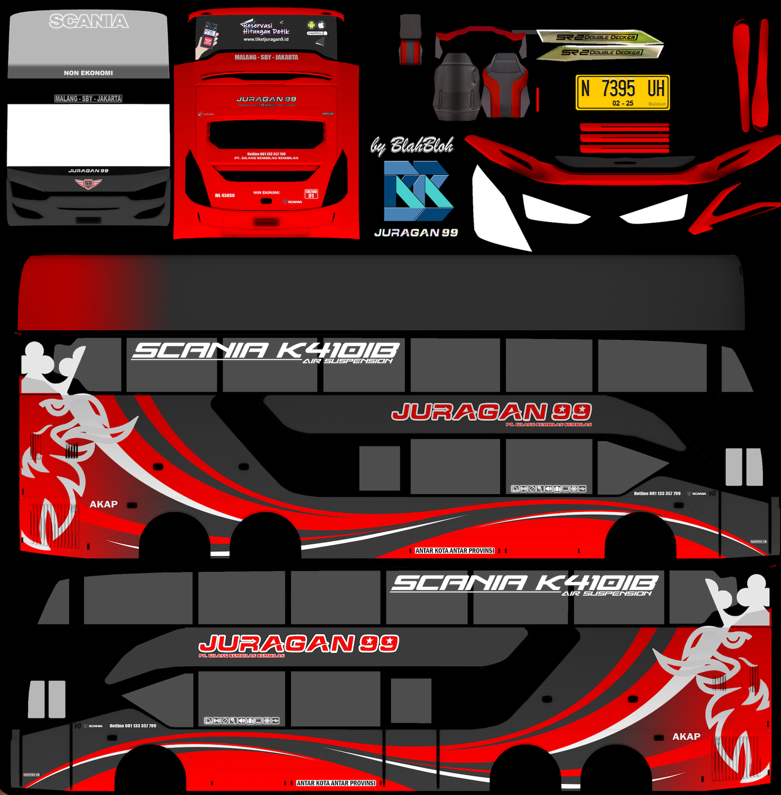 livery sr2 double decker