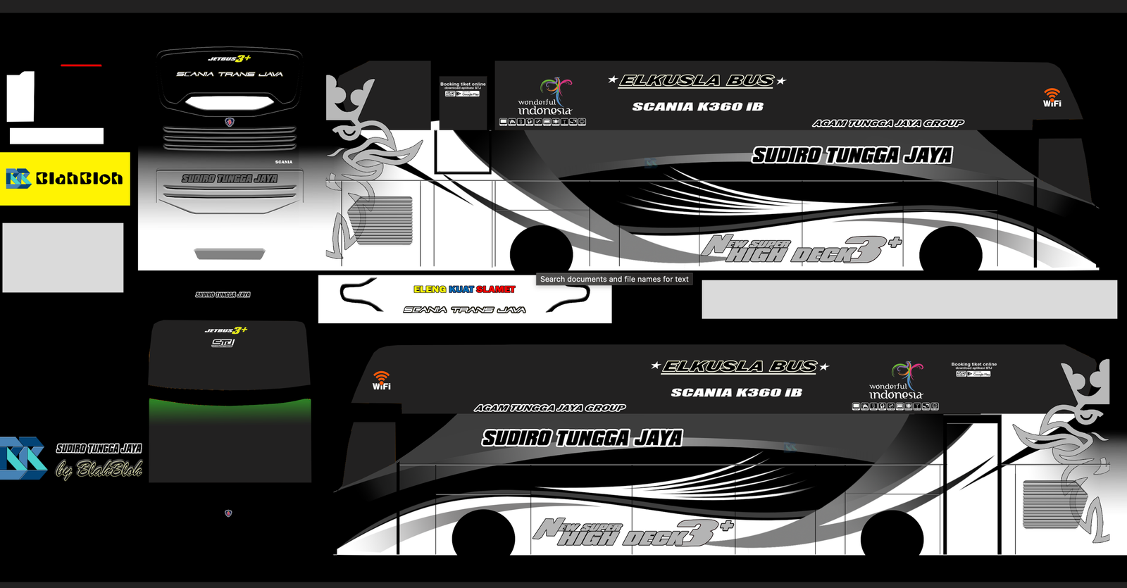livery bussid sadewa shd tunggal jaya