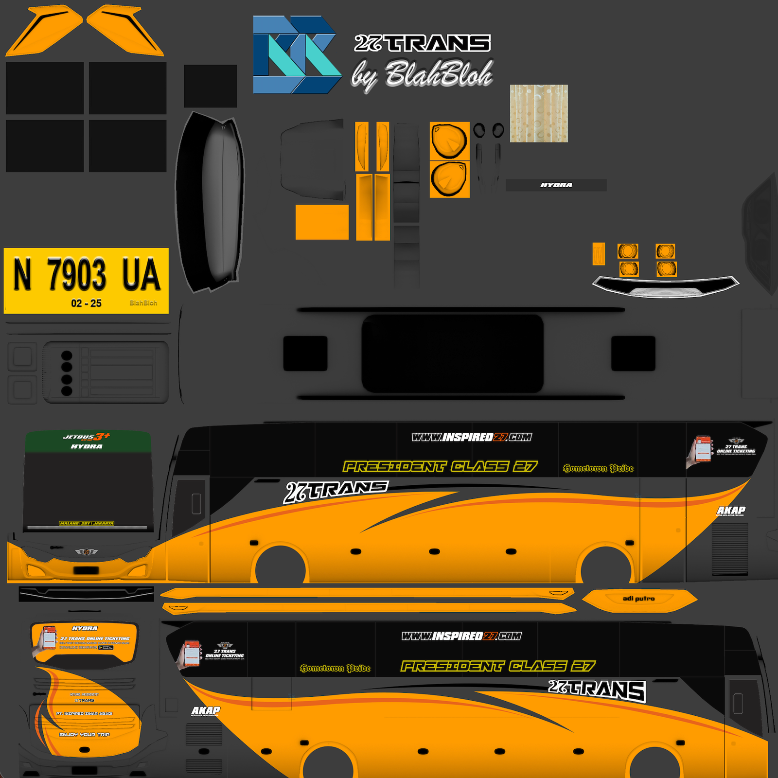 livery yudistira hd rombak jb3