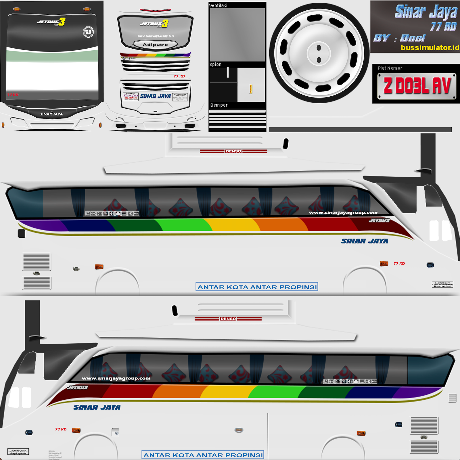 Livery Sinar Jaya Sadewa SHD