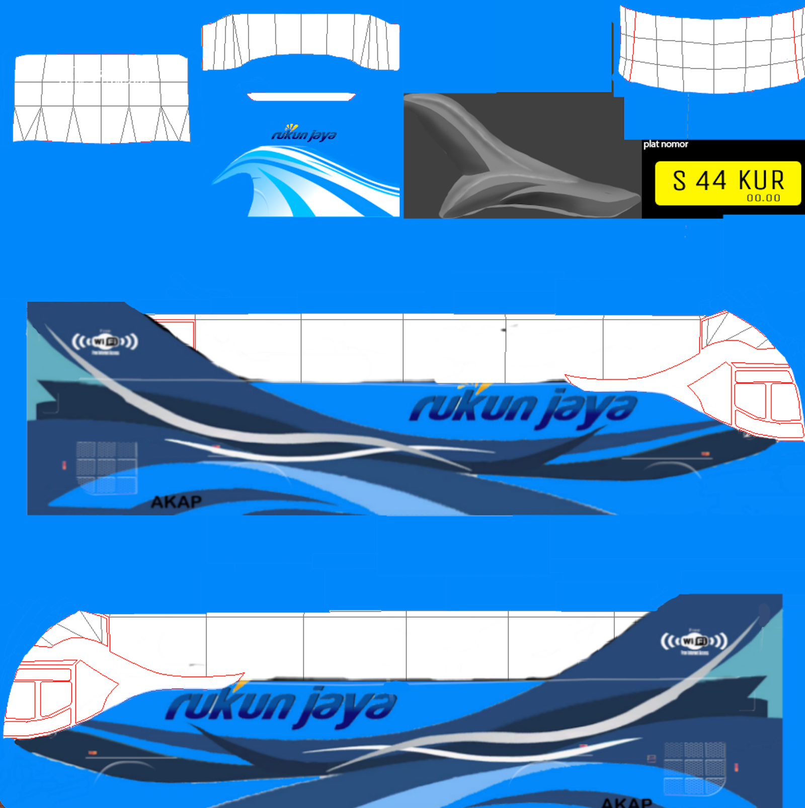 Livery Rukun Jaya Arjuna XHD