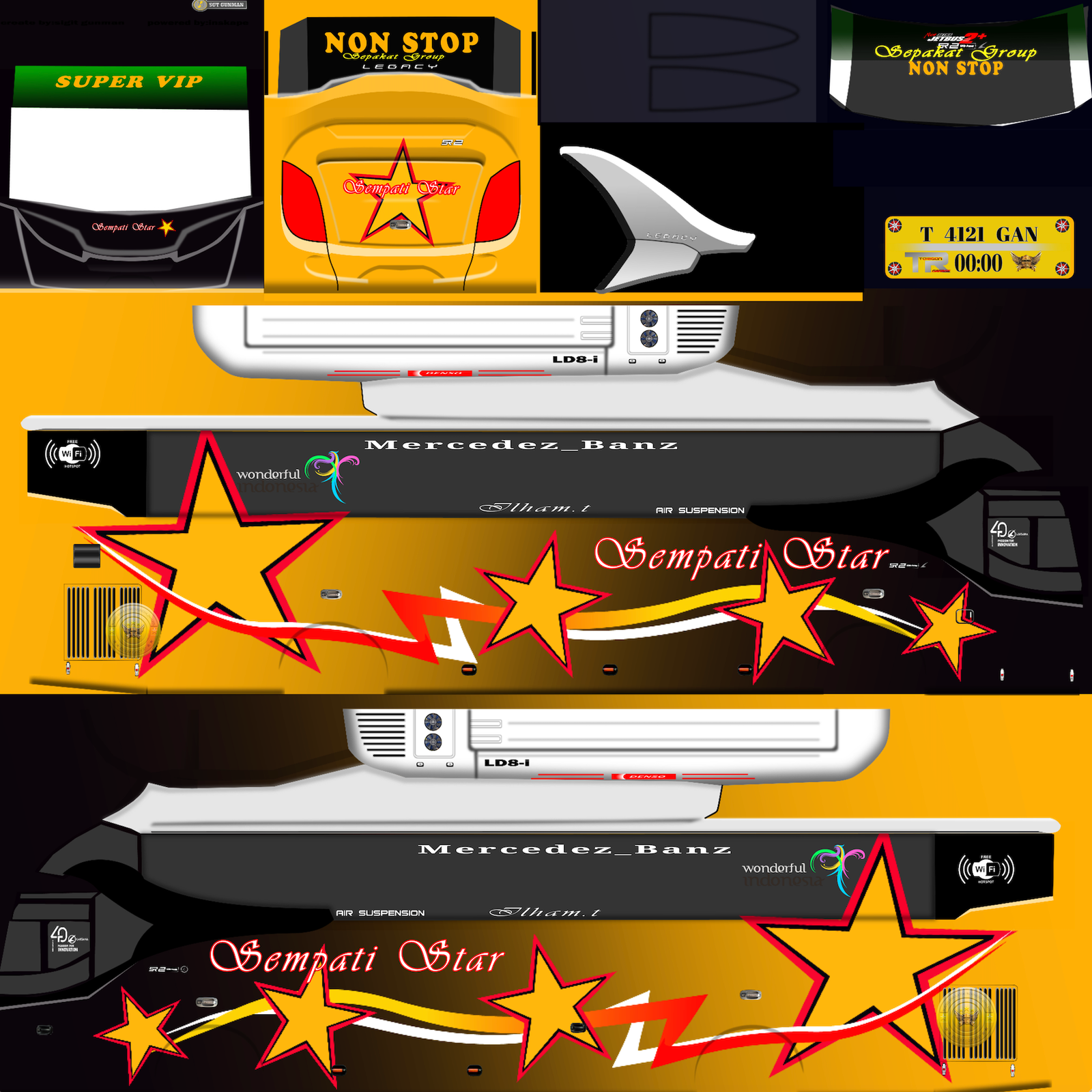 Livery Sempati Star Arjuna XHD