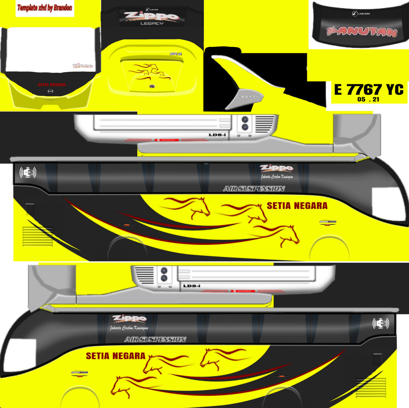 Livery Setia Negara ARJUNA XHD